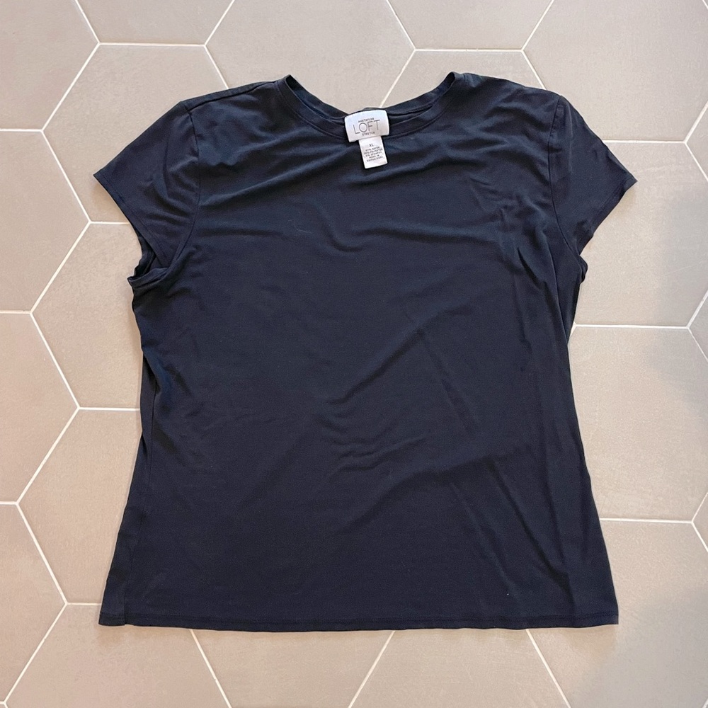 Loft black tee xl